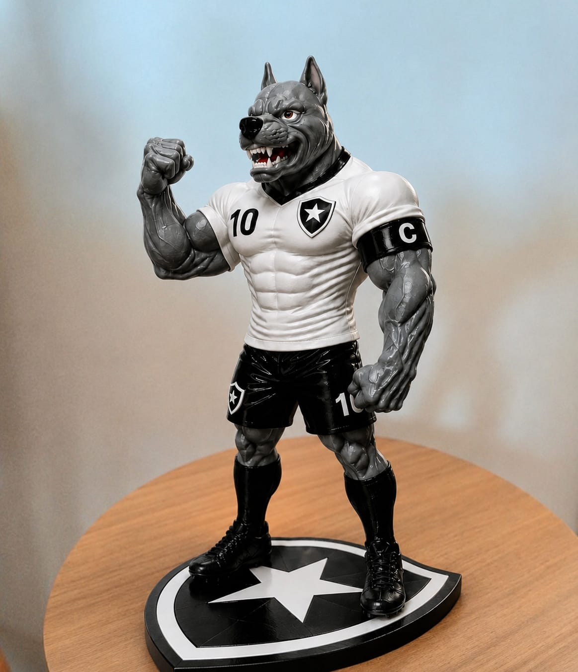 Mascote do Botafogo impresso em 3D — clique para ver mais fotos