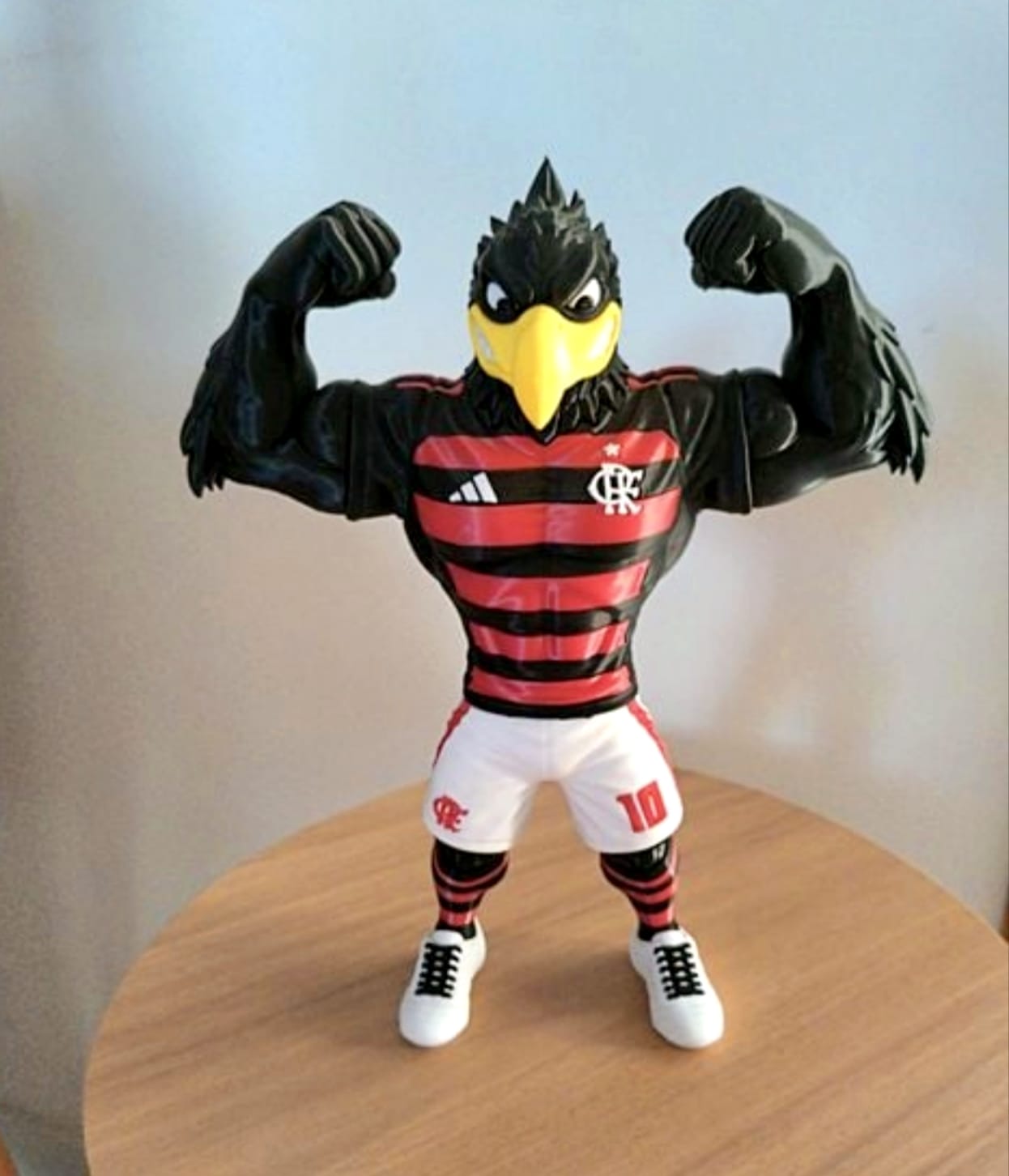 Mascote do Flamengo impresso em 3D — clique para ver mais fotos