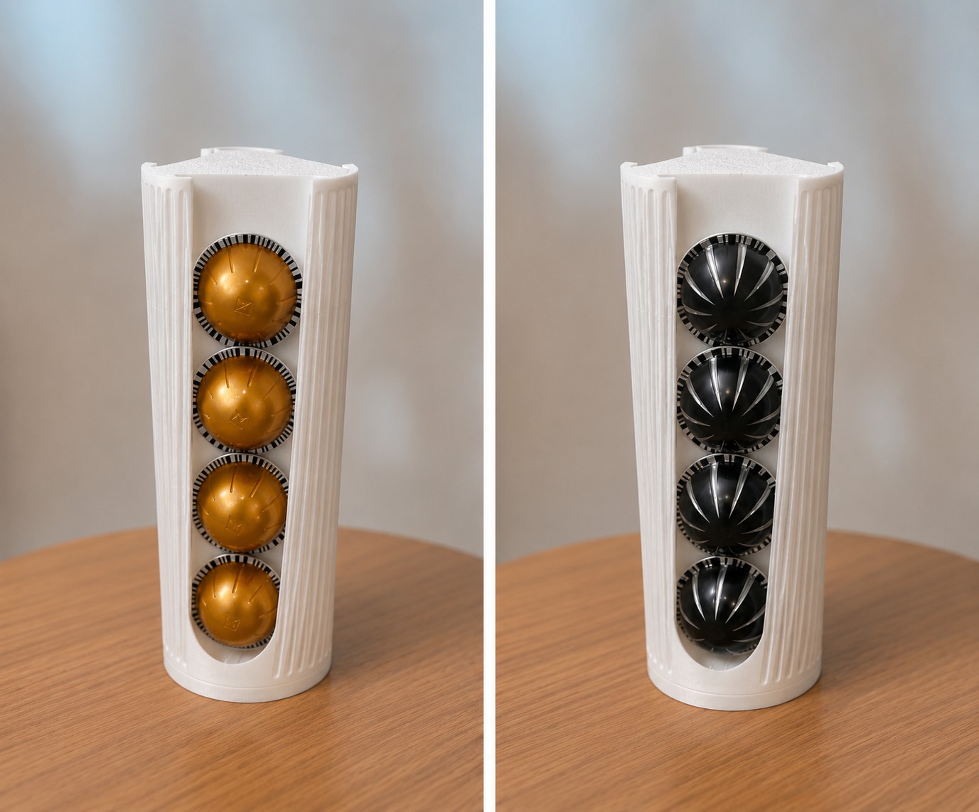 Porta cápsulas de café impresso em 3D — clique para ver mais fotos